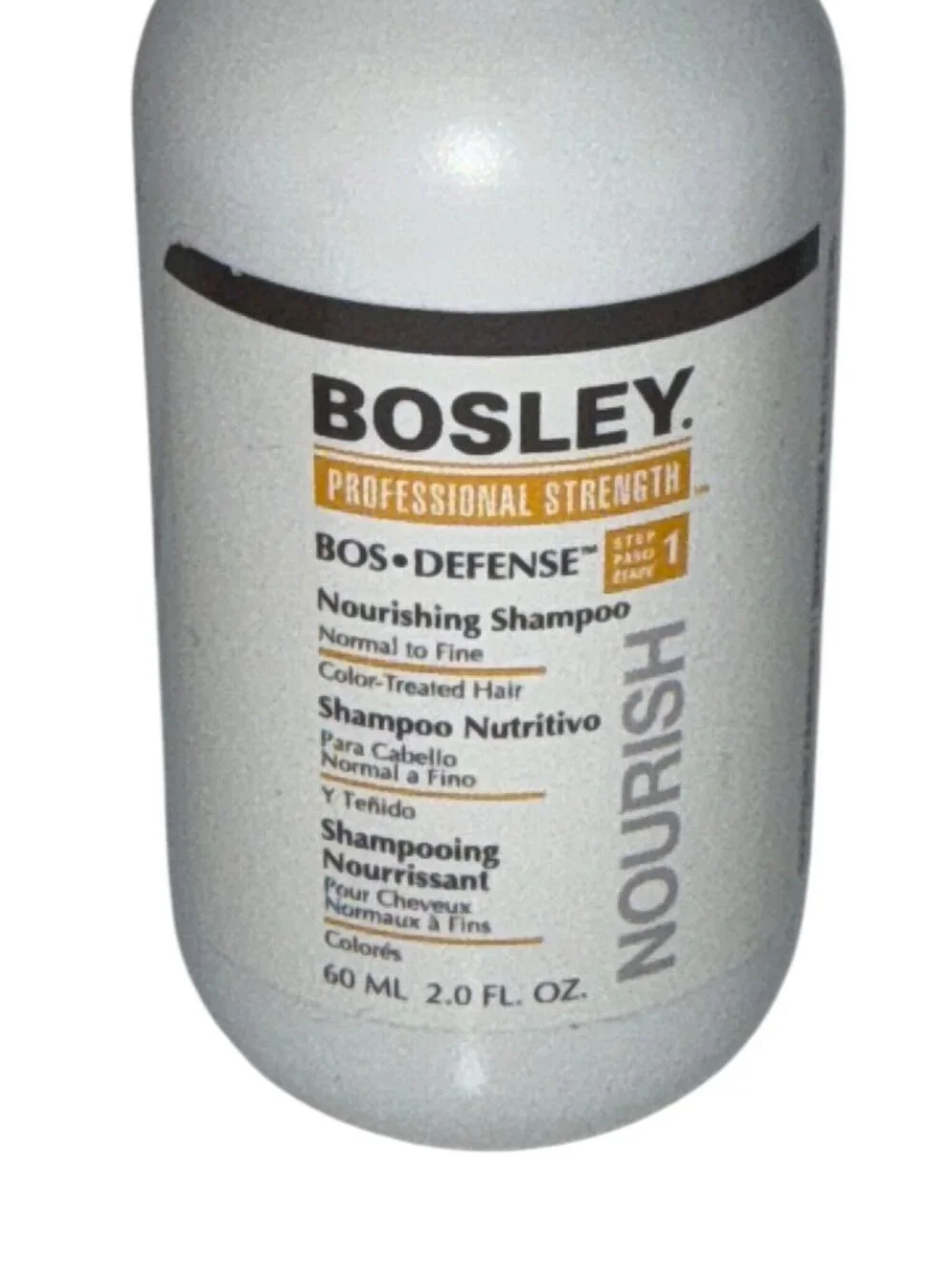 Bosley Professional Strength Shampoo & Conditioner Travel Set 2oz x2 New Nourish